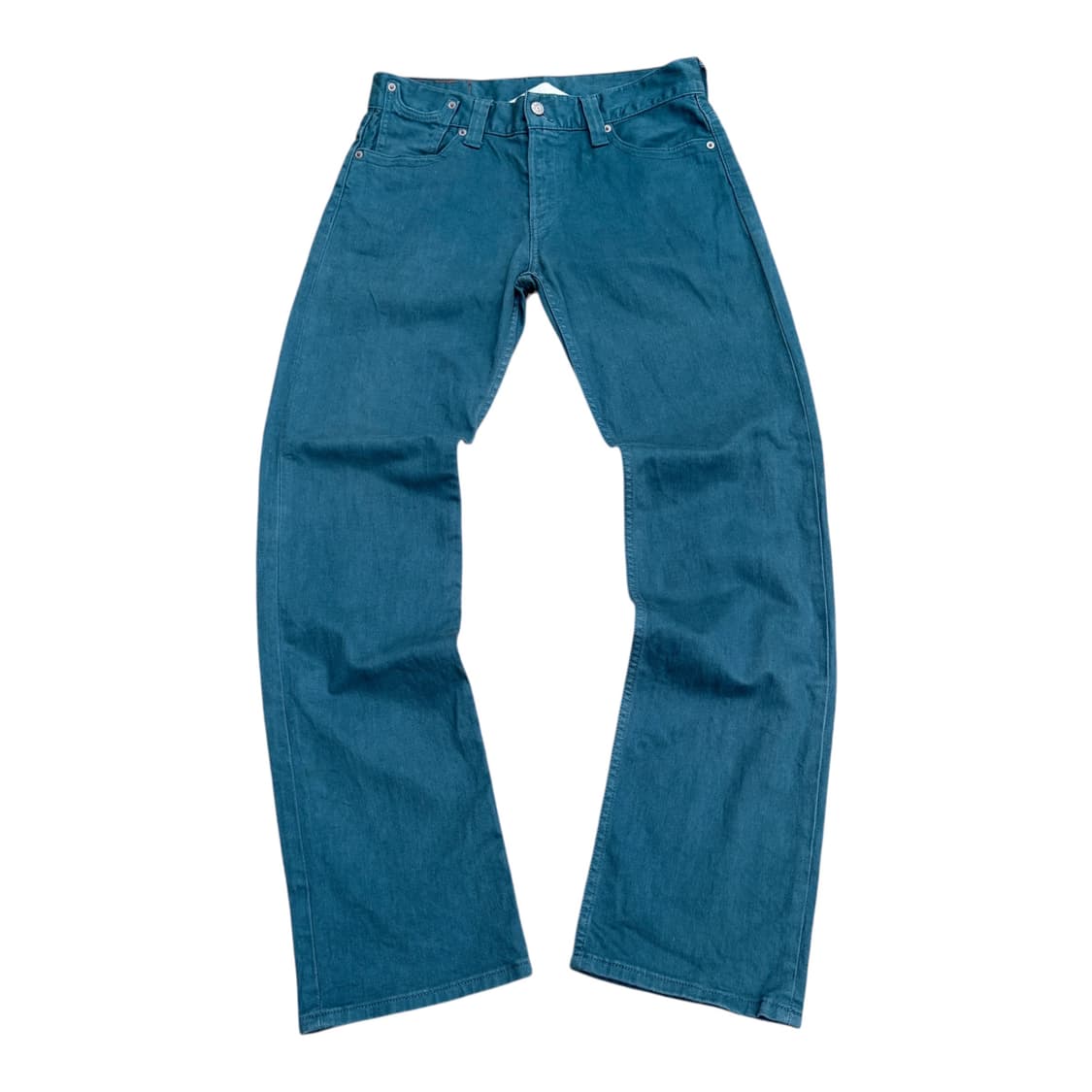 리바이스 523 스트레이트핏 청록 데님 팬츠 상품이미지2