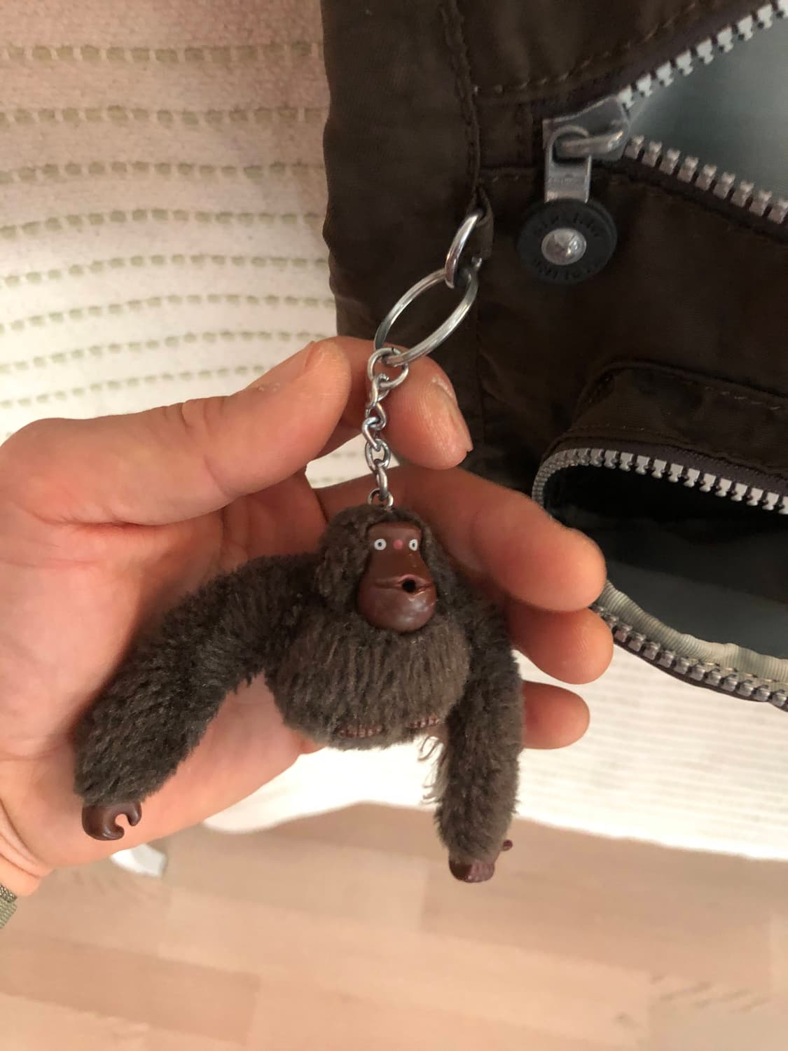 빈티지 키플링 Y2K 초코 브라운 나일론 숄더백 토트백 크로스백 상품이미지4