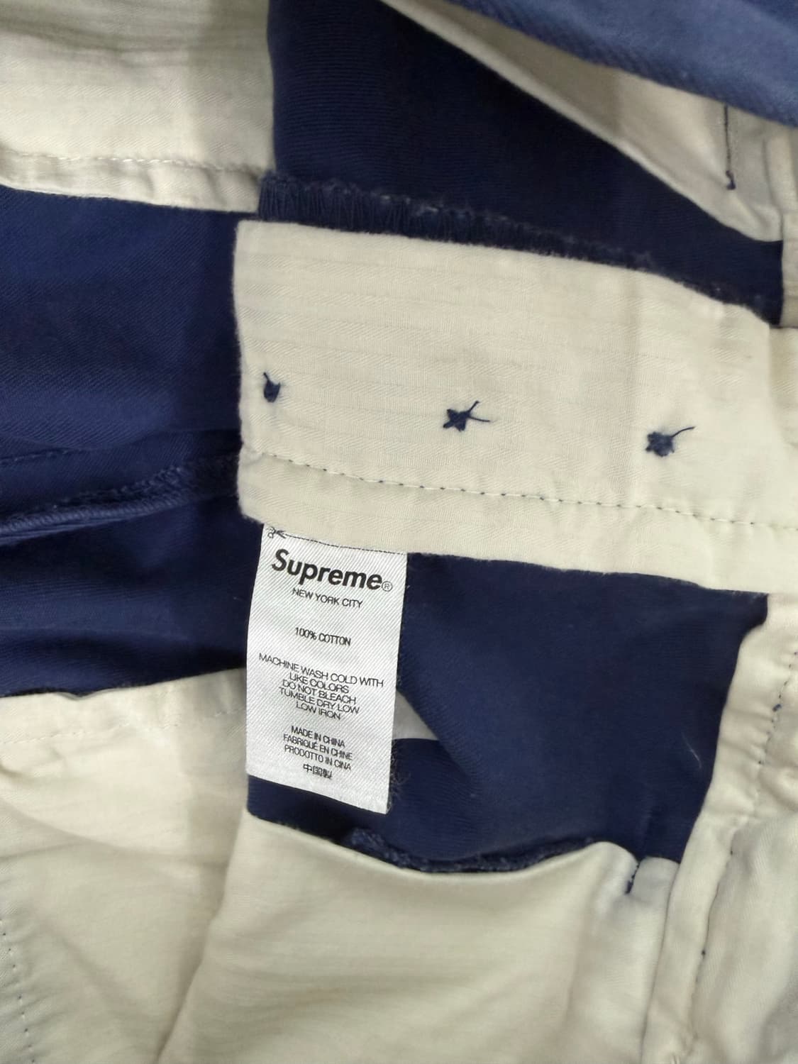 Supreme Chino Pants Light Navy - 23SS 상품이미지4