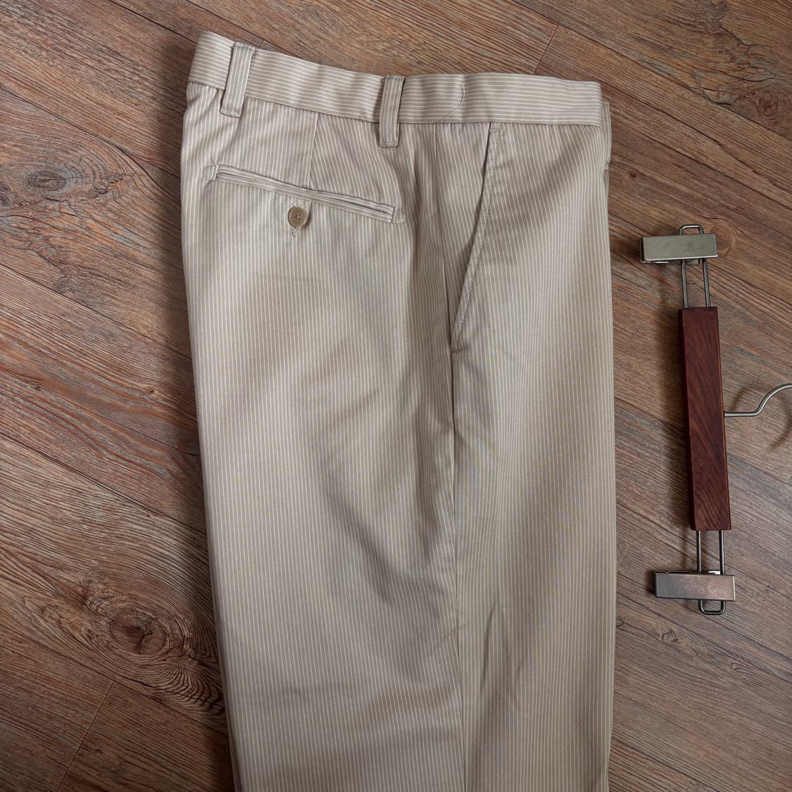 새제품급 타미힐피거 34 스트라이프 팬츠 바지 루즈핏 실루엣 상품이미지8