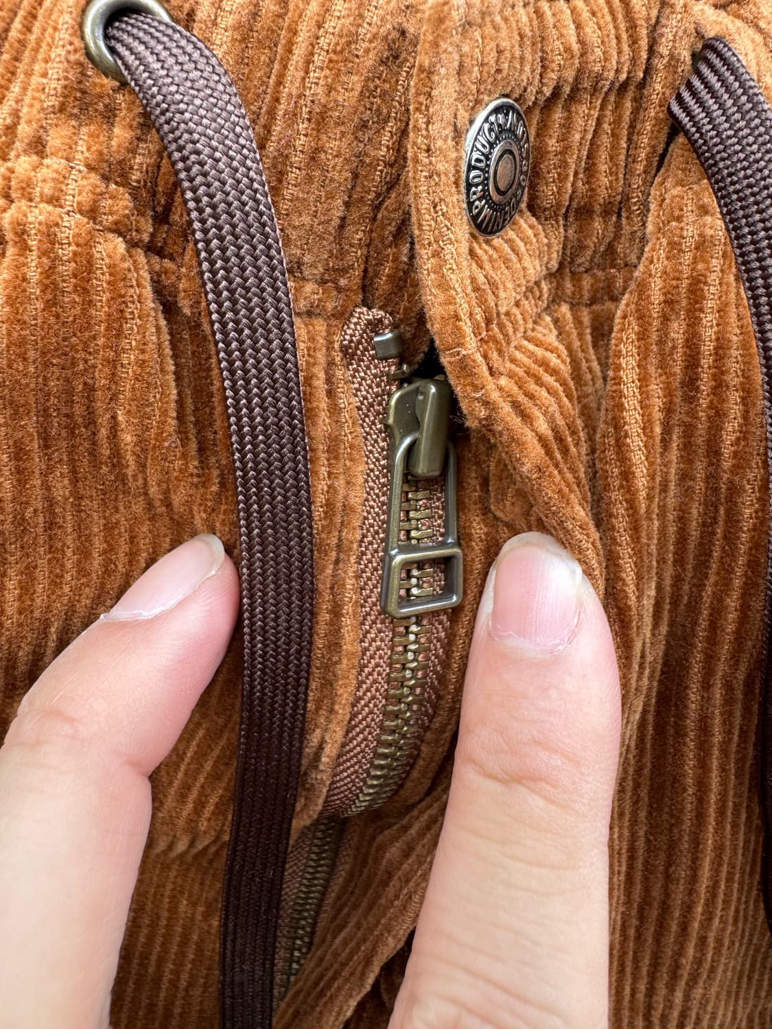 오어슬로우 밴딩 브라운 코듀로이 팬츠 상품이미지6