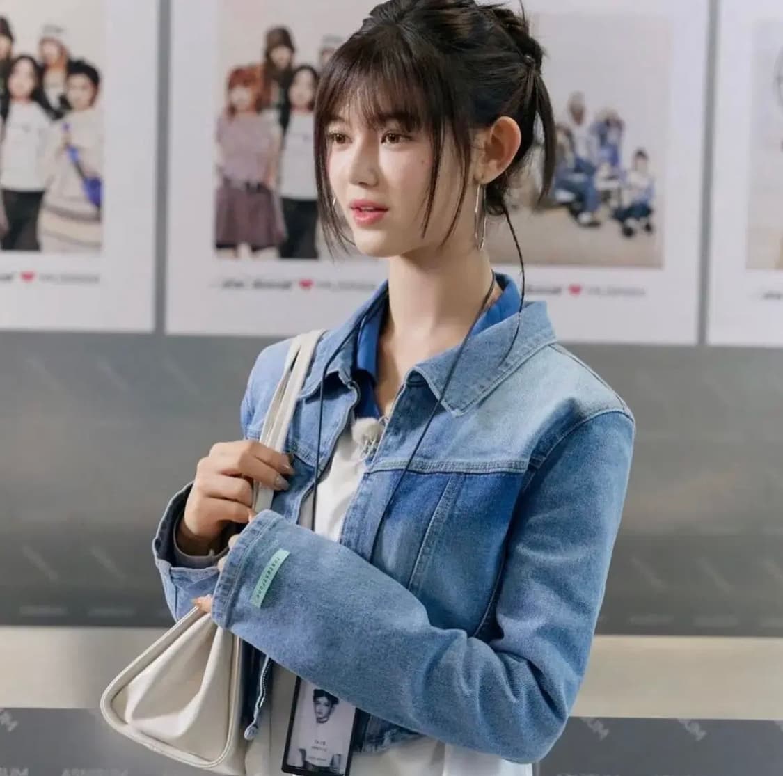 새상품/구할수없는/약20%저렴)인스턴트펑크 데님라운드크롭자켓-블루FREE 상품이미지1