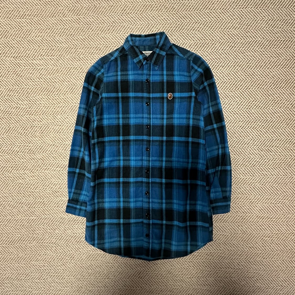 BAPE japan made women cotton long shirt 상품이미지1