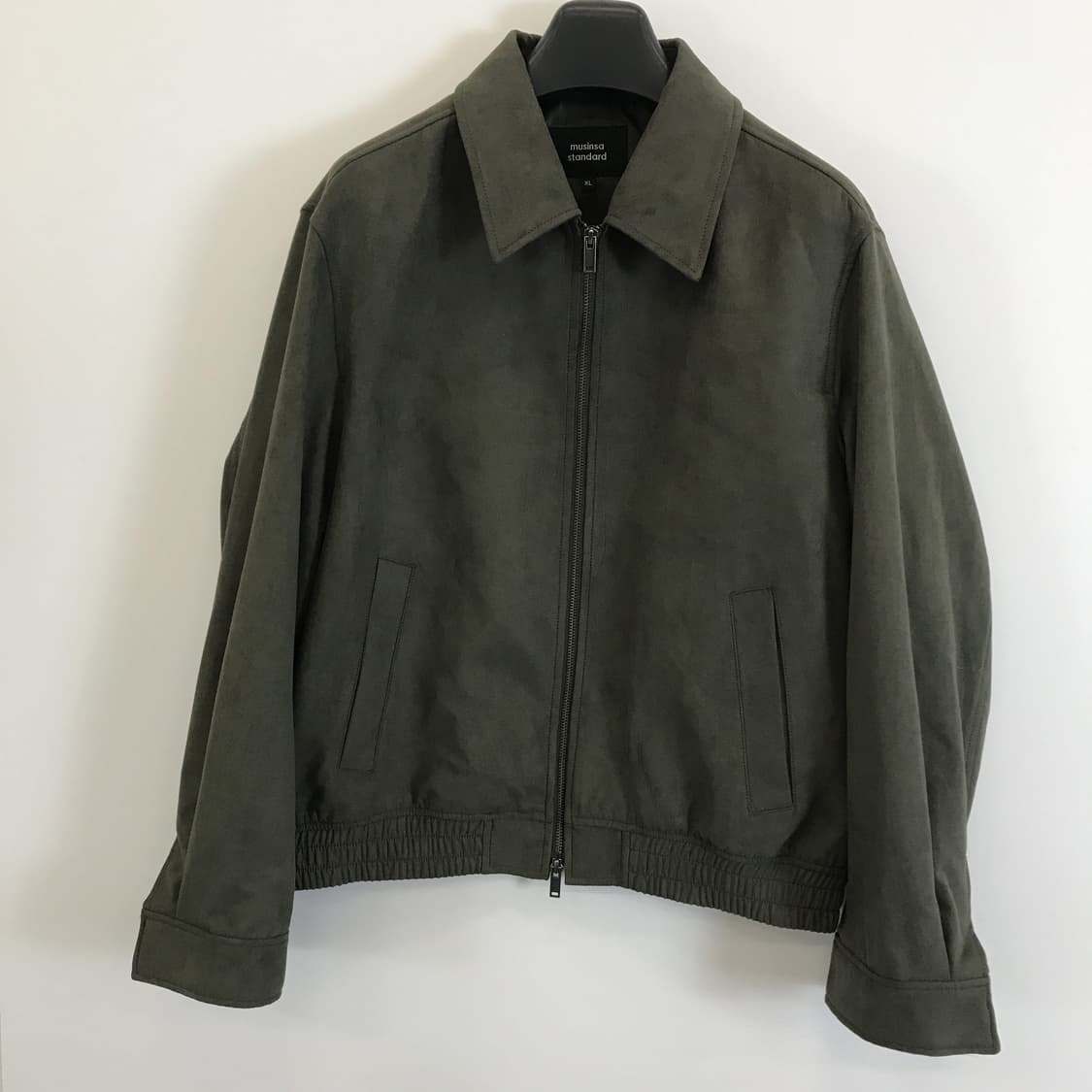 무신사스탠다드 신세틱 스웨이드블루종 카키 [XL] 상품이미지1