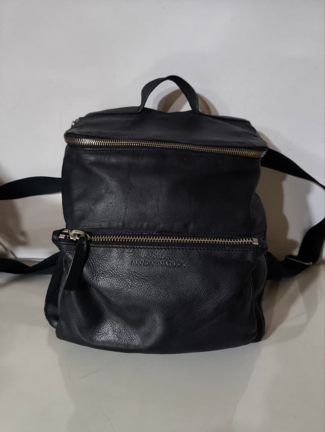 만다리나덕 소가죽 미니 백팩 상품이미지1