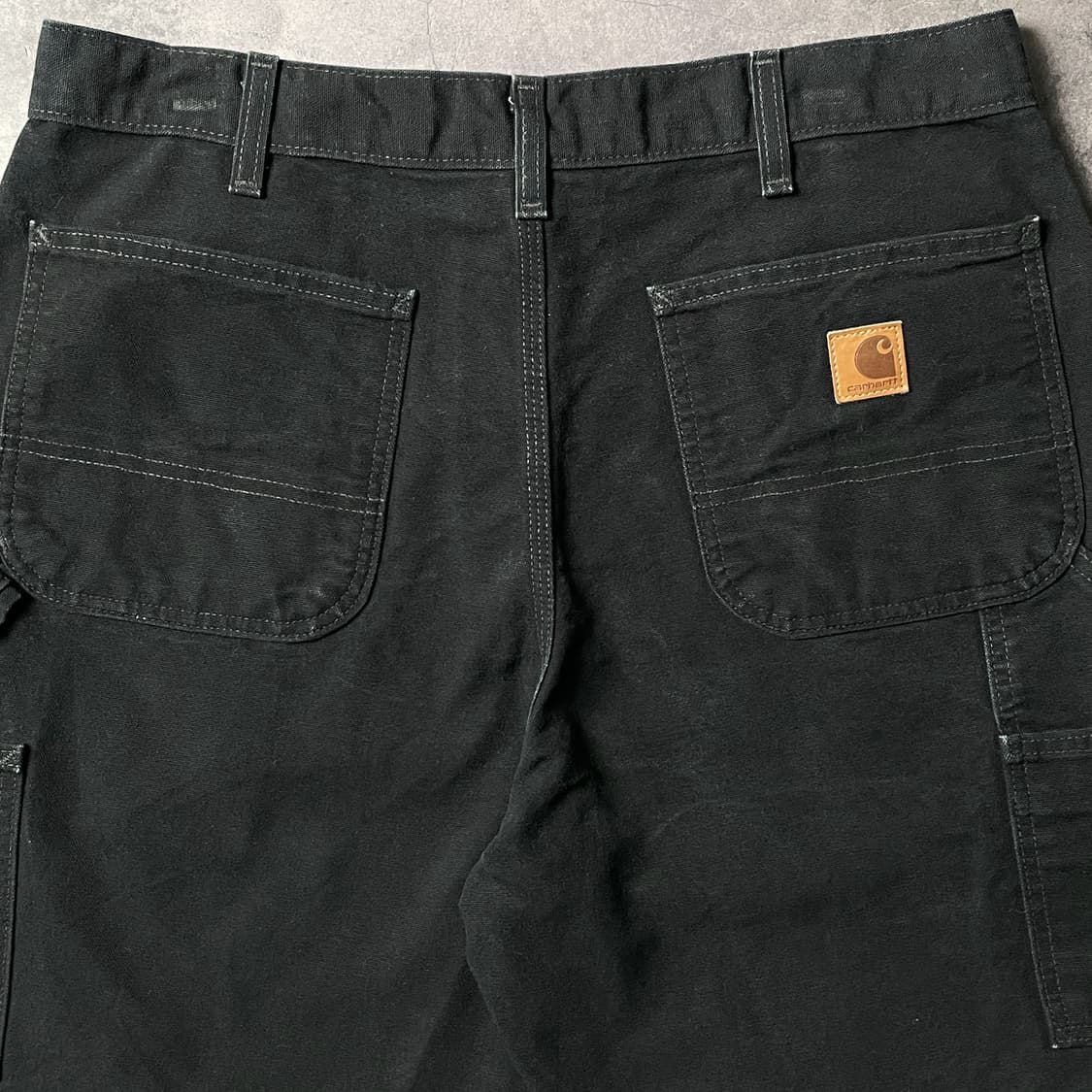 CARHARTT 칼하트 빈티지 블랙 카펜터 워크 하프팬츠 A01135 상품이미지7