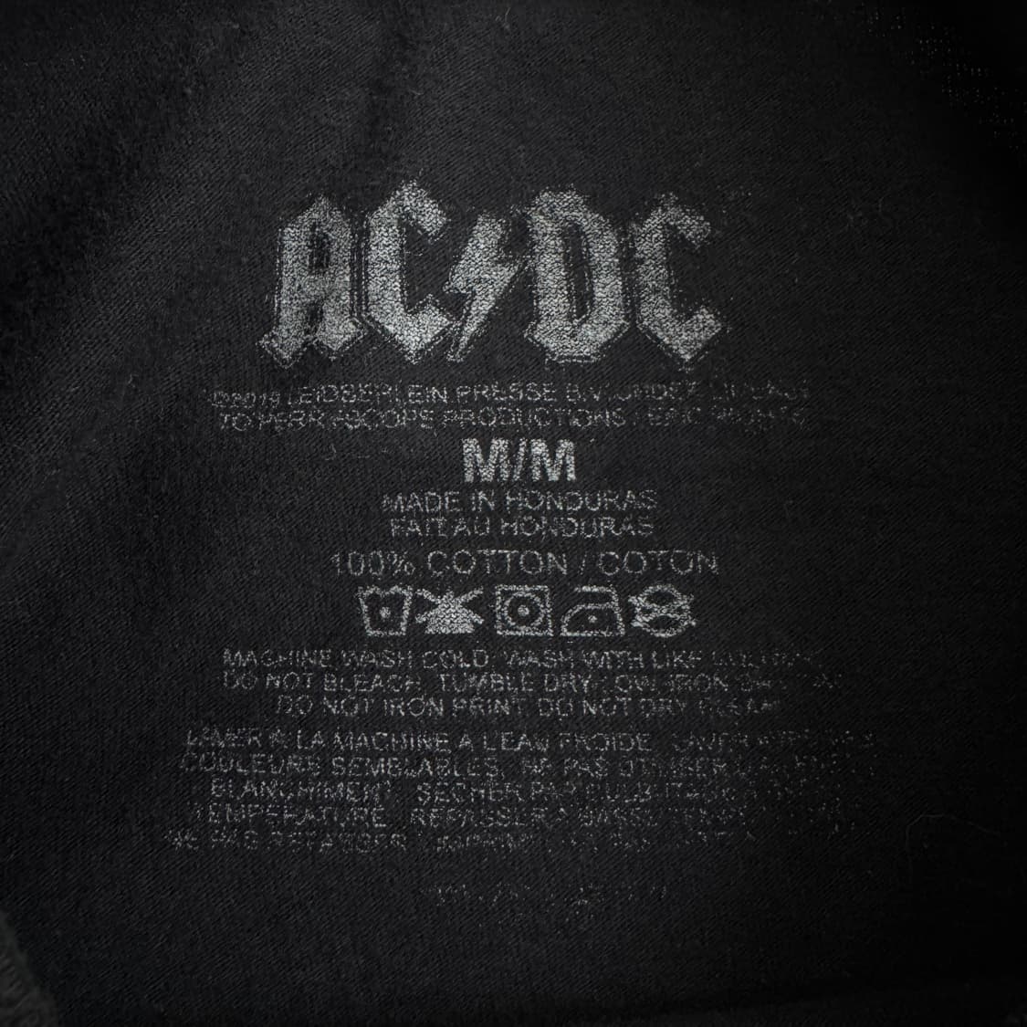 ACDC 빈티지 밴드티 락티 반팔 티셔츠 상품이미지4