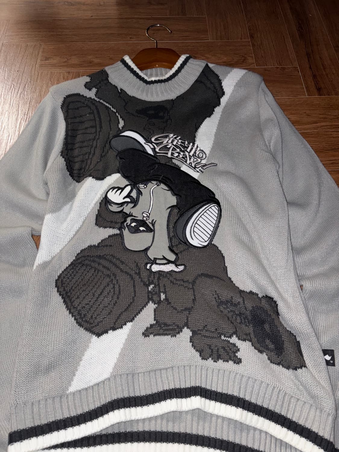 Ghetto Crew 빈티지 니트 상품이미지3