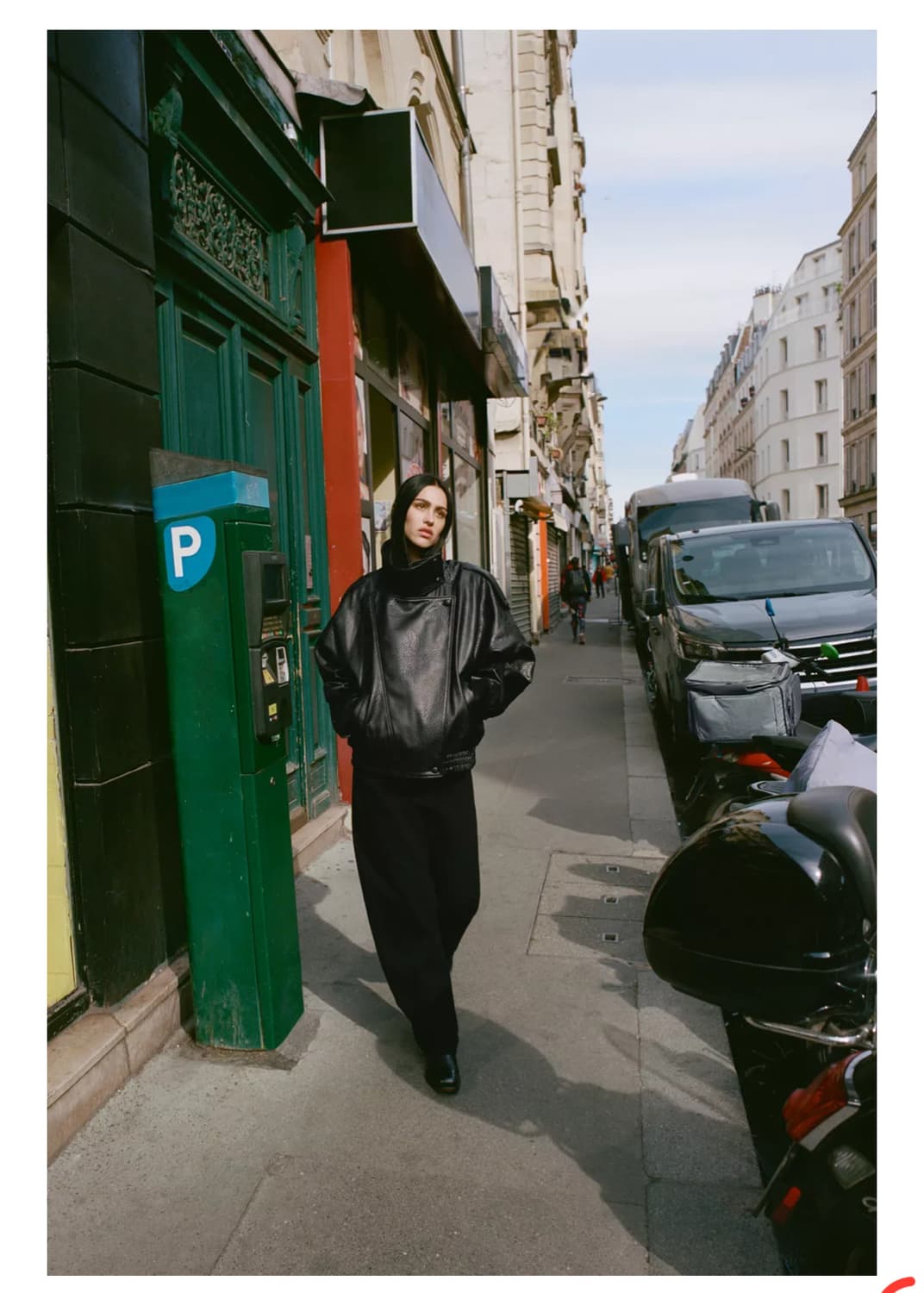 자라 페이크 레더 자켓 S 상품이미지1