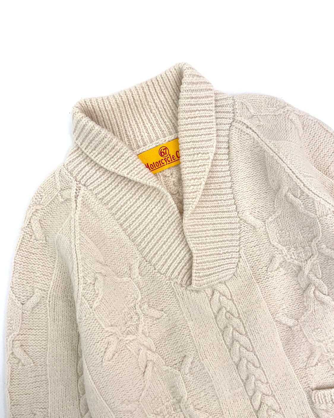 67 모터사이클 클럽 크림소다 스컬 스웨터 OS 상품이미지2