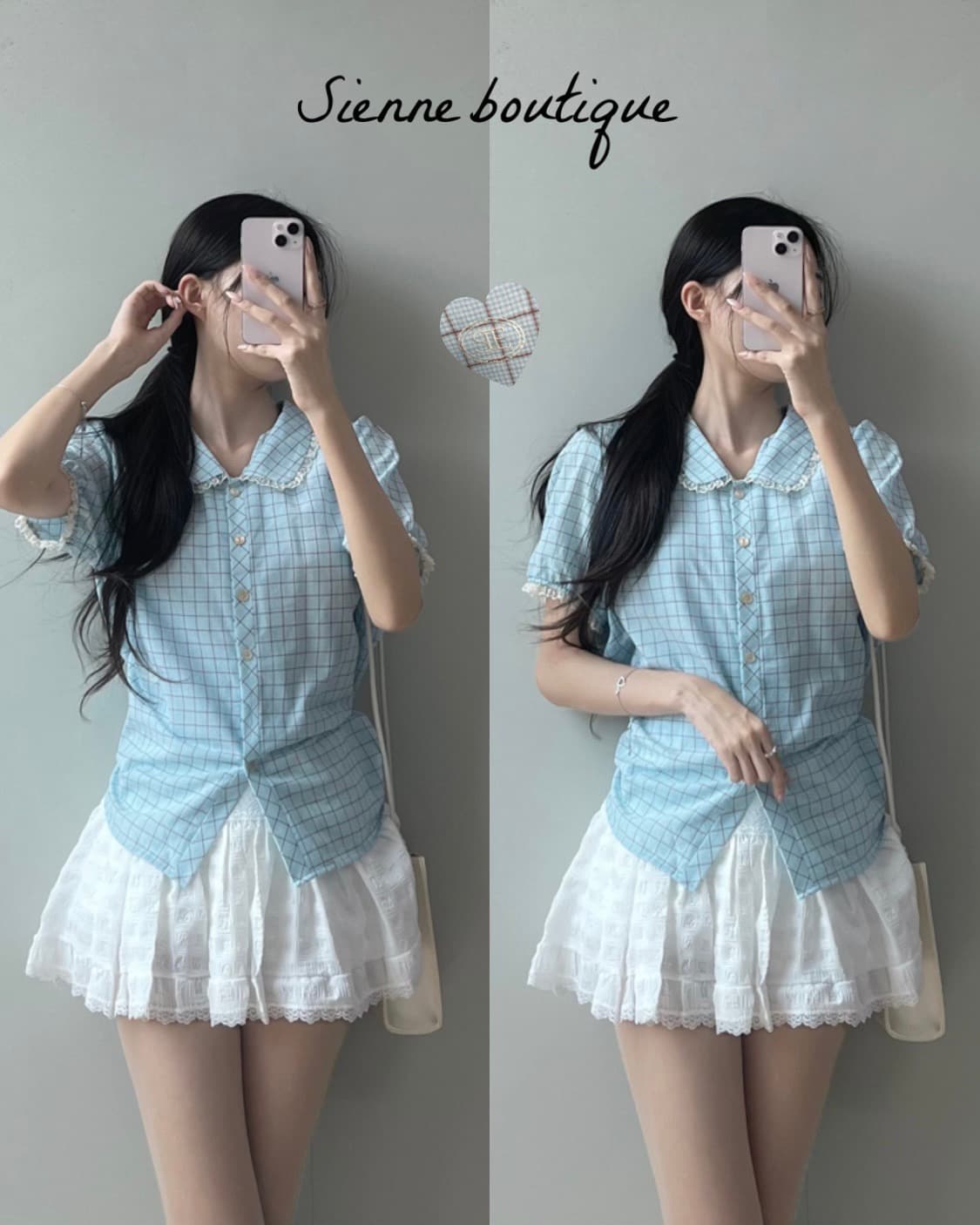 시엔느 반팔 셔츠  상품이미지1