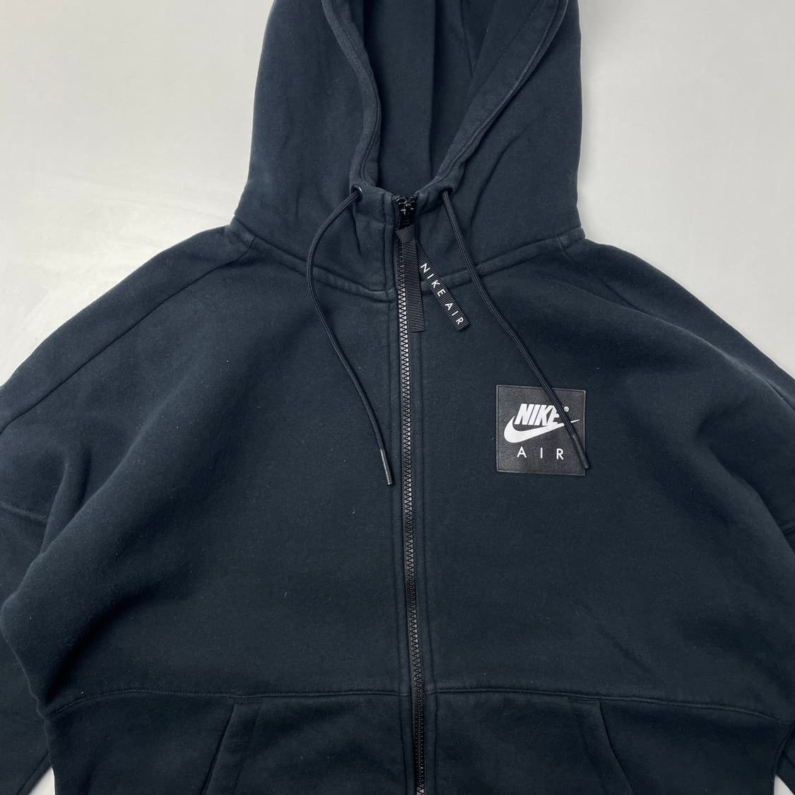 나이키 에어 블랙 기모 후드집업 L 상품이미지3