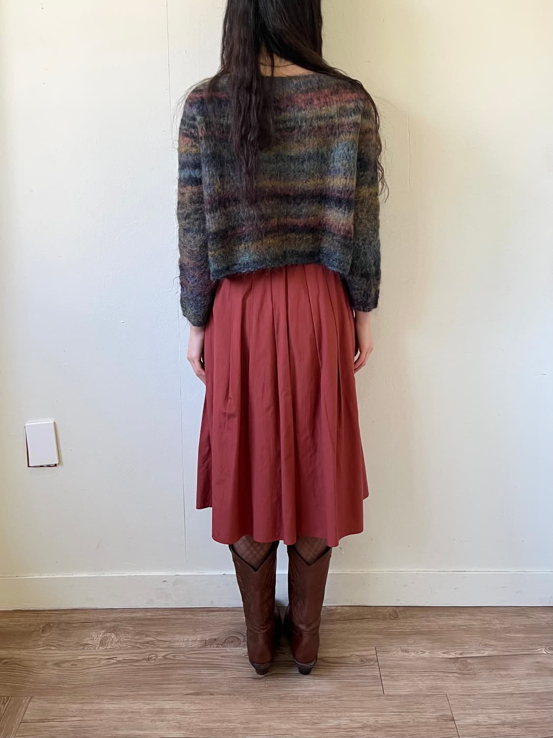 WENDY TRENDY 모헤어 크롭 스웨터 상품이미지10