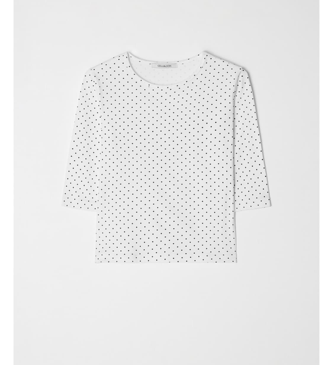 (새상품)셀리앤리옹 도트 티셔츠 상품이미지3