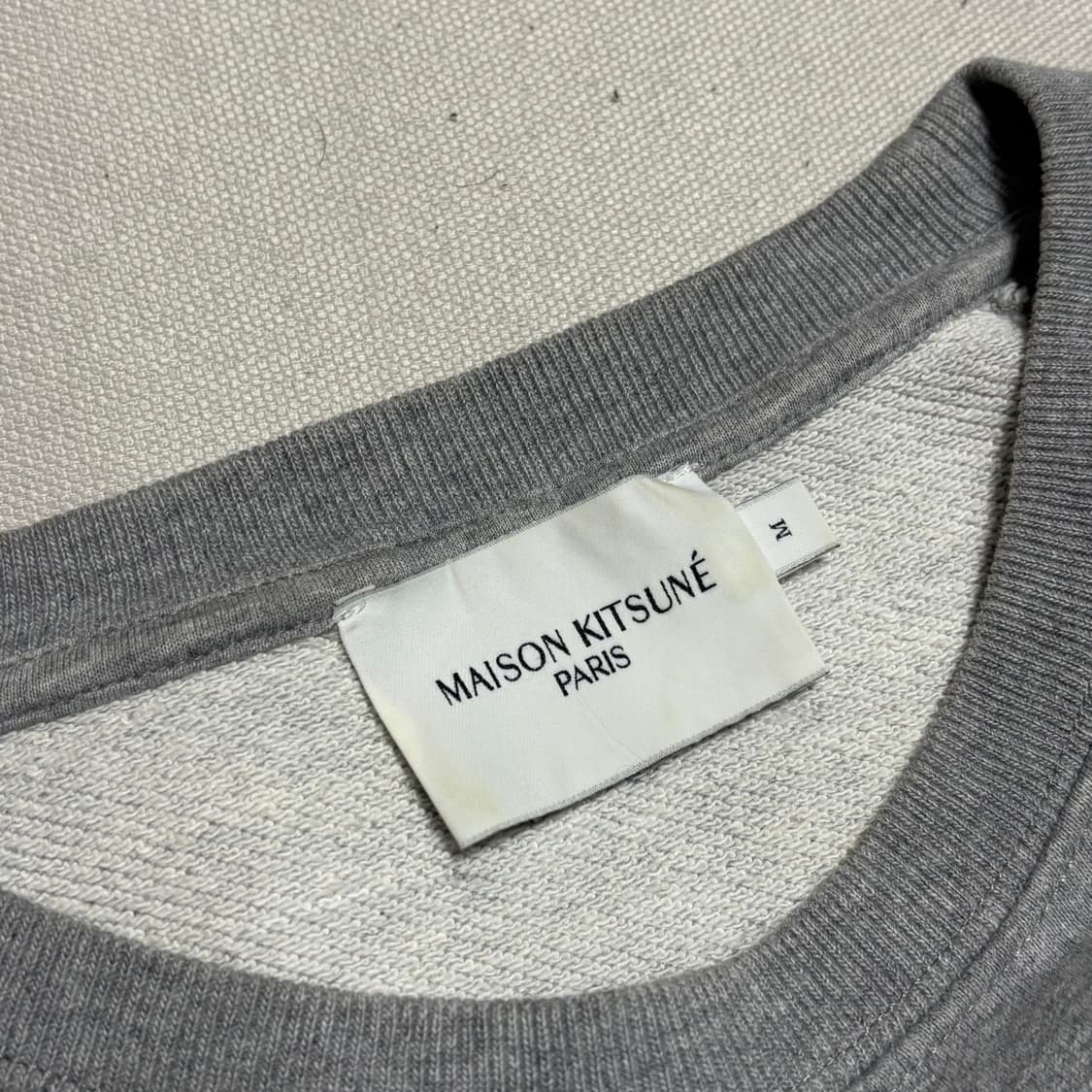 M 메종키츠네 그레이 맨투맨 상품이미지4