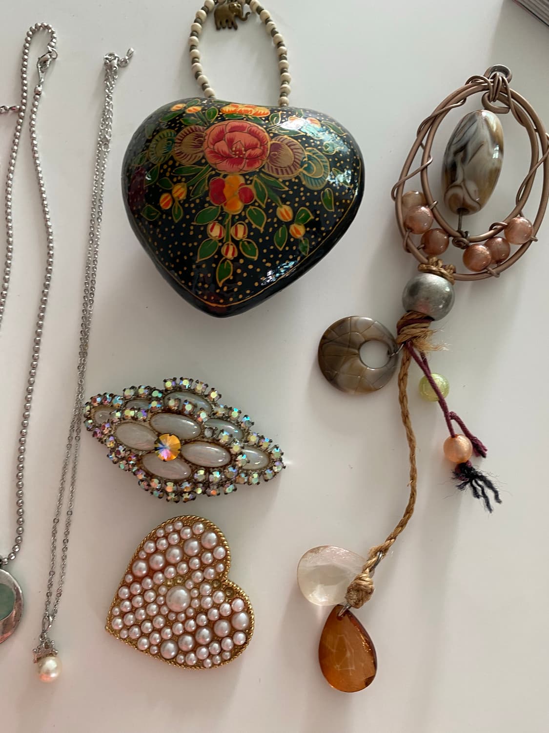 목걸이 브로치 등 일괄 드려여 상품이미지4