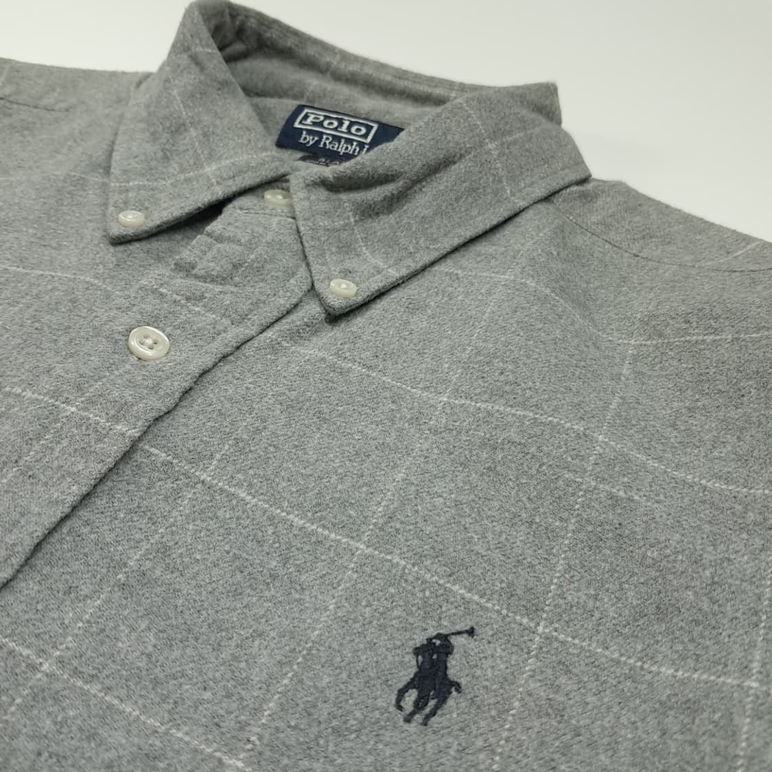 CL065 XL 폴로 랄프로렌 90s BLAIRE 핏 윈도우페인 체크  상품이미지4