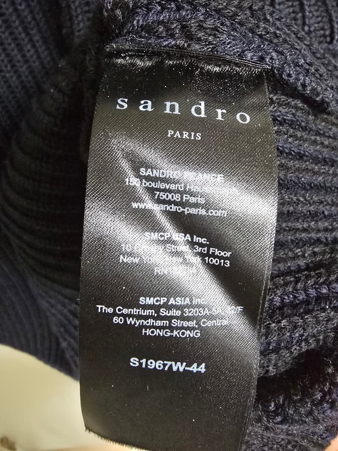 산드로 모크넥 니트 XL 상품이미지4