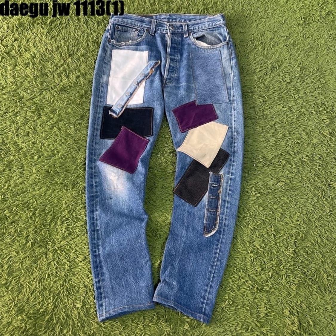 리바이스 패치워크 리메이크 데님팬츠 상품이미지2