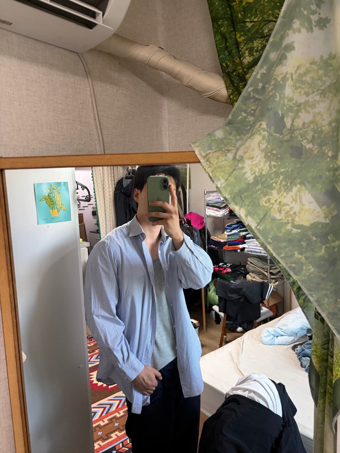 폴로 랄프로렌 클래식핏 리젠트 드레스 셔츠 블루 상품이미지7