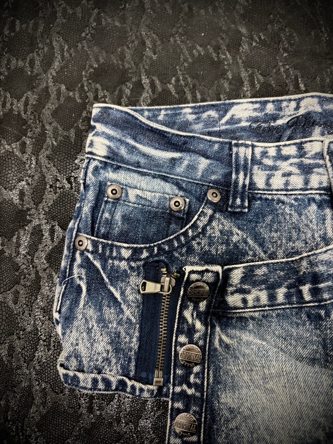 “Vintage” 00’s Mood Unbalanced Zipper Sh 상품이미지8
