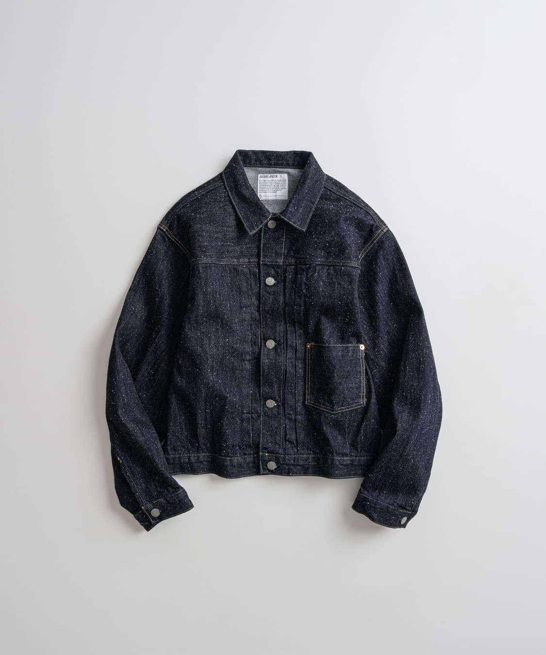 비헤비어 TYPE-1 SELVEDGE NEP DENIM JACKET 상품이미지3