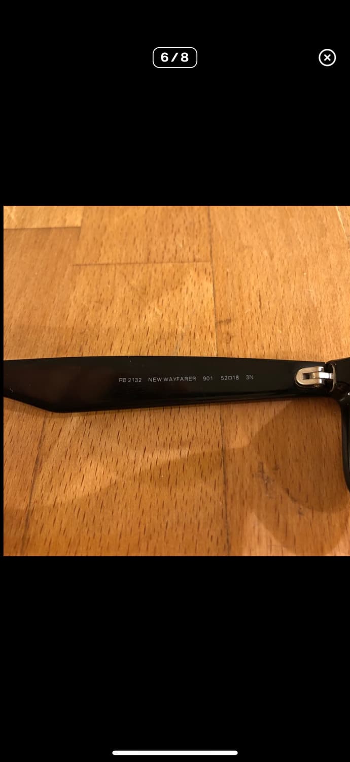 김원중 레이벤 웨이페어러 RB2132 52사이즈 상품이미지6