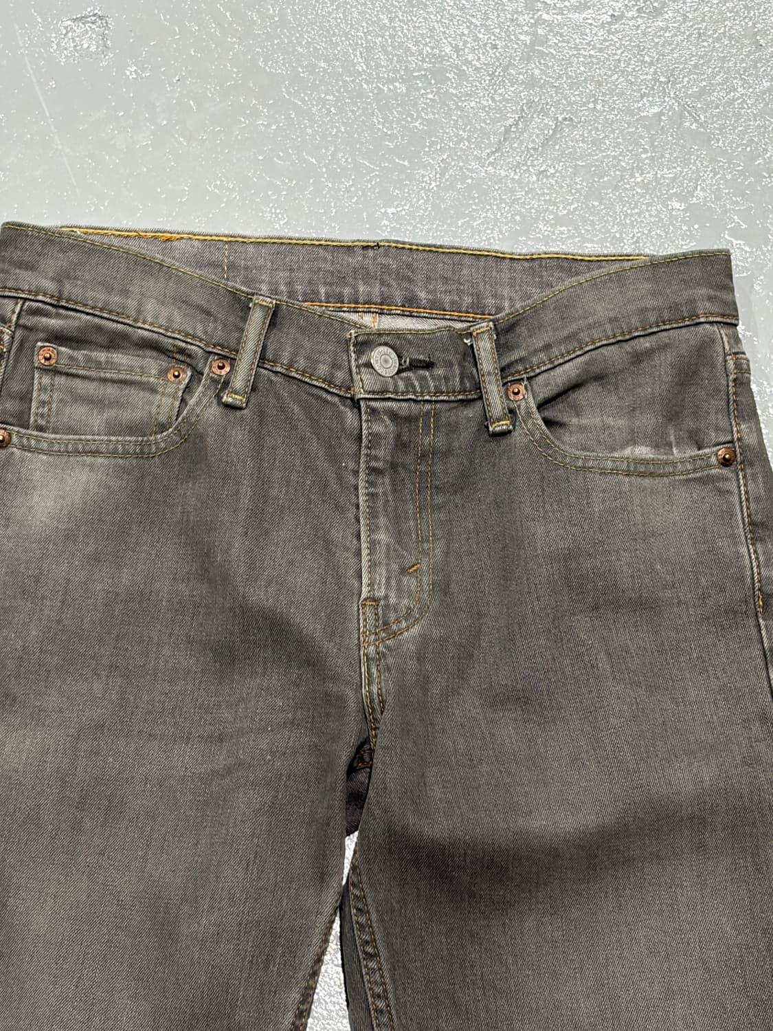 빈티지 리바이스(Levis) 511 브라운 워싱 데님 팬츠 상품이미지4