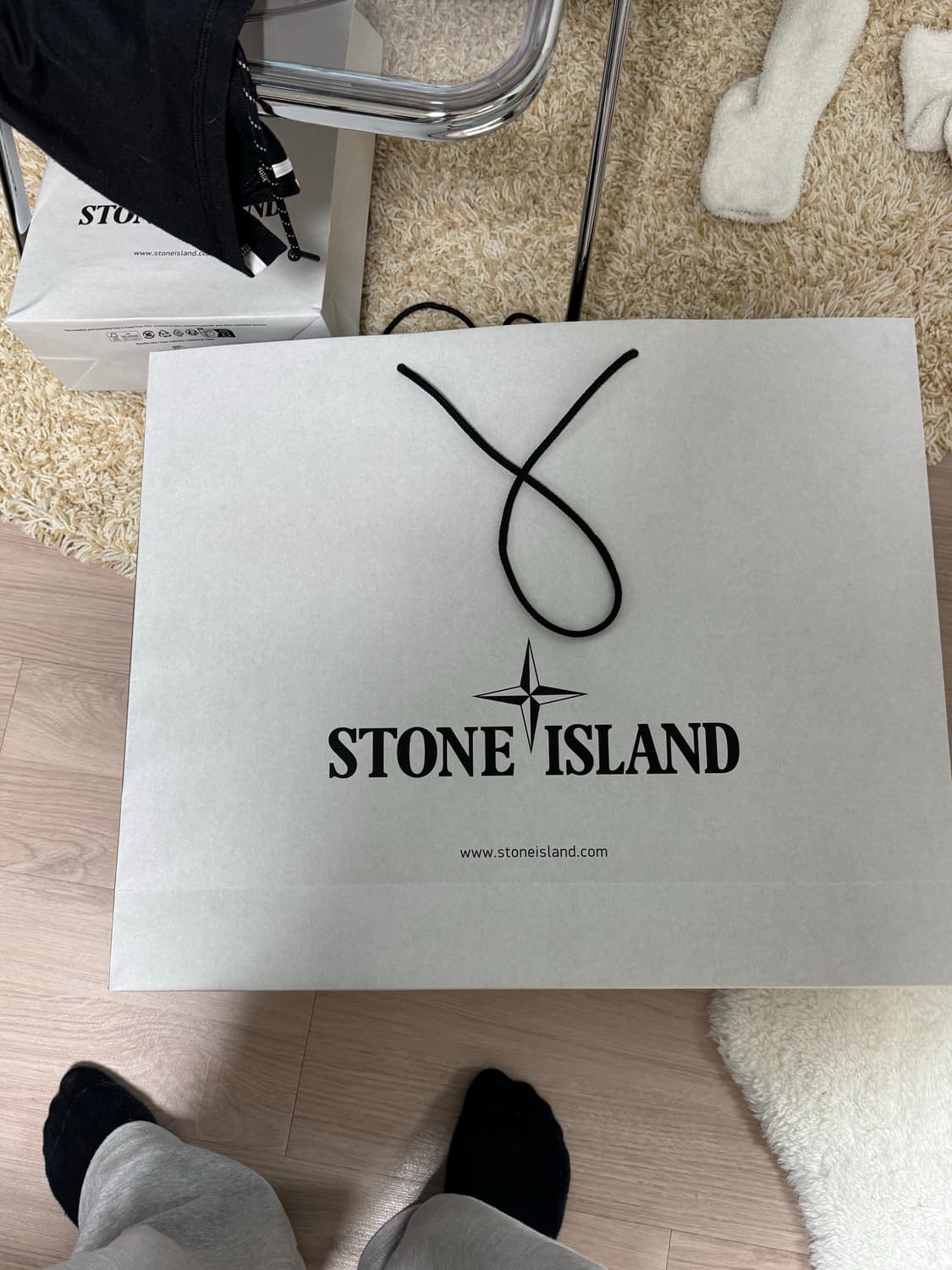 스톤아일랜드 나일론메탈 프리마로프트 롱경량자켓 롱패딩 상품이미지7