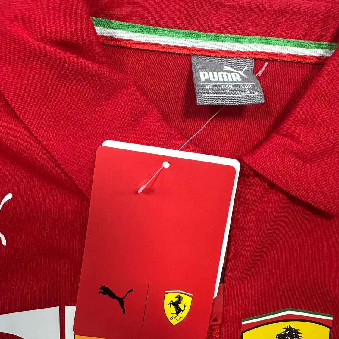 ✨ (새상품) 푸마 스쿠데리아 페라리 팀 레이싱 카라 반팔티  상품이미지3