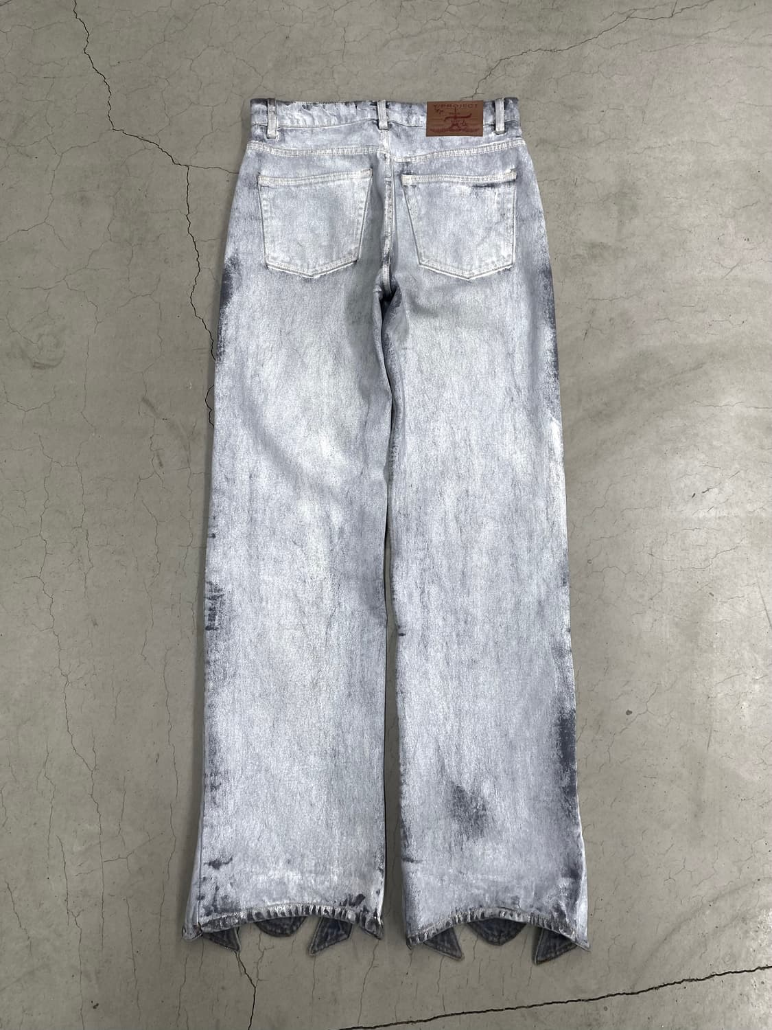 와이프로젝트 튜더 디스트로이드 스플릿 헴 데님 상품이미지6