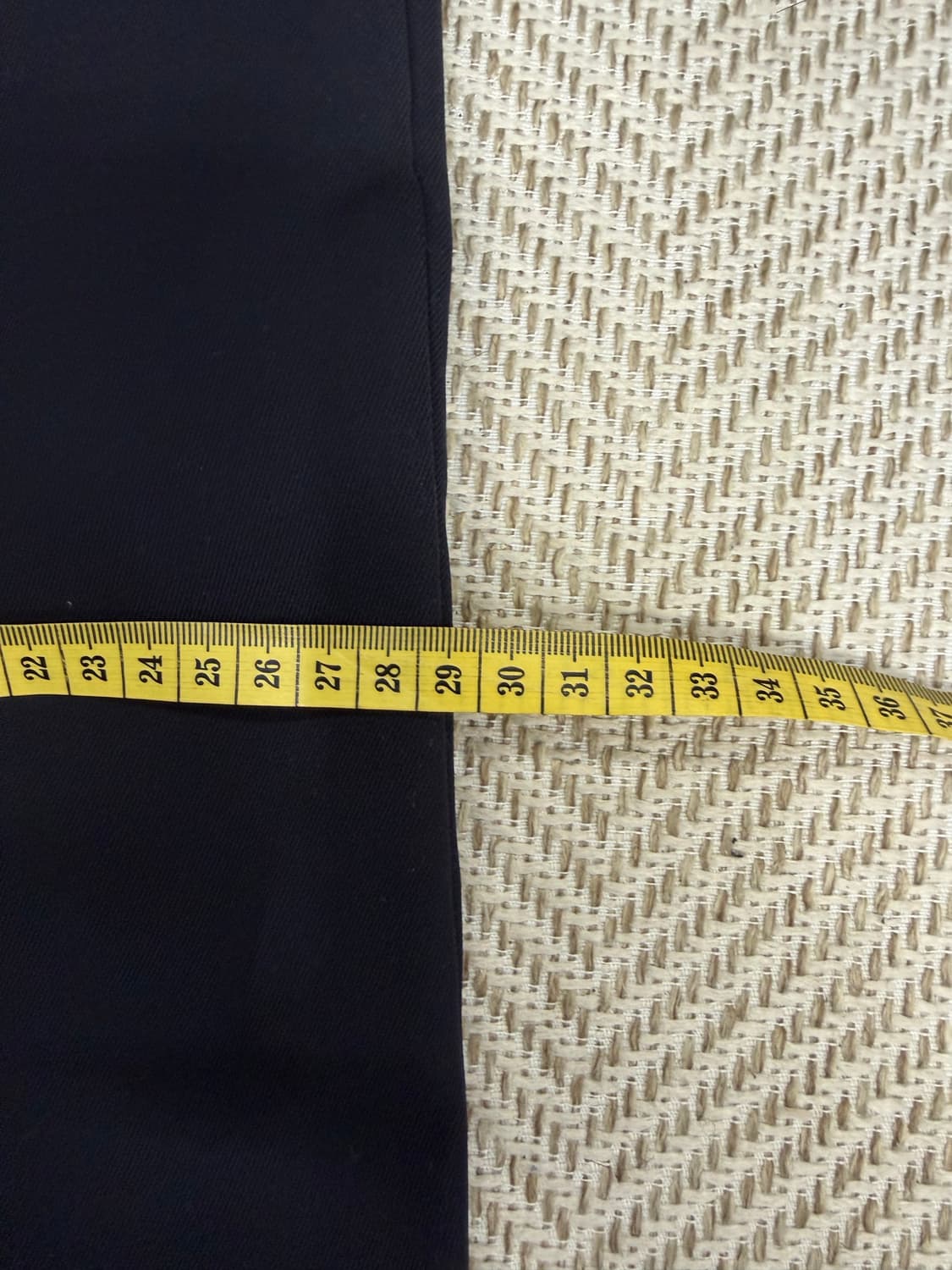 정품) rareview 레이브 한섬 네이비 팬츠 M 상품이미지8