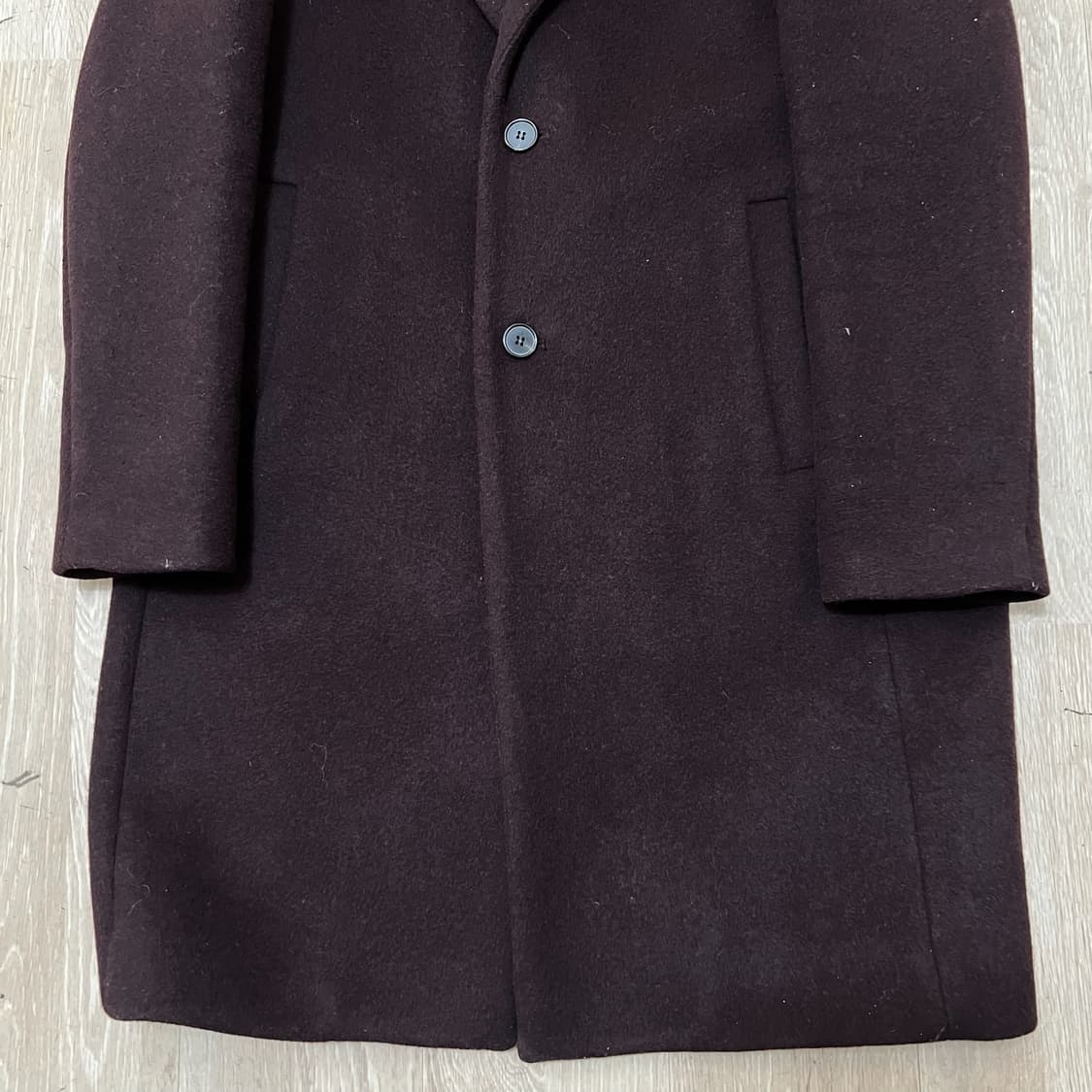 트루젠 남성 클래식 누빔 싱글 코트 XL/105  상품이미지3