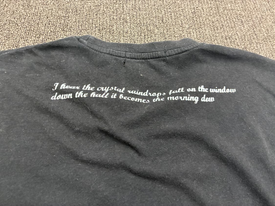 OS)Japanese vintage 여성 프린팅 반팔 티셔츠(구멍) 상품이미지6