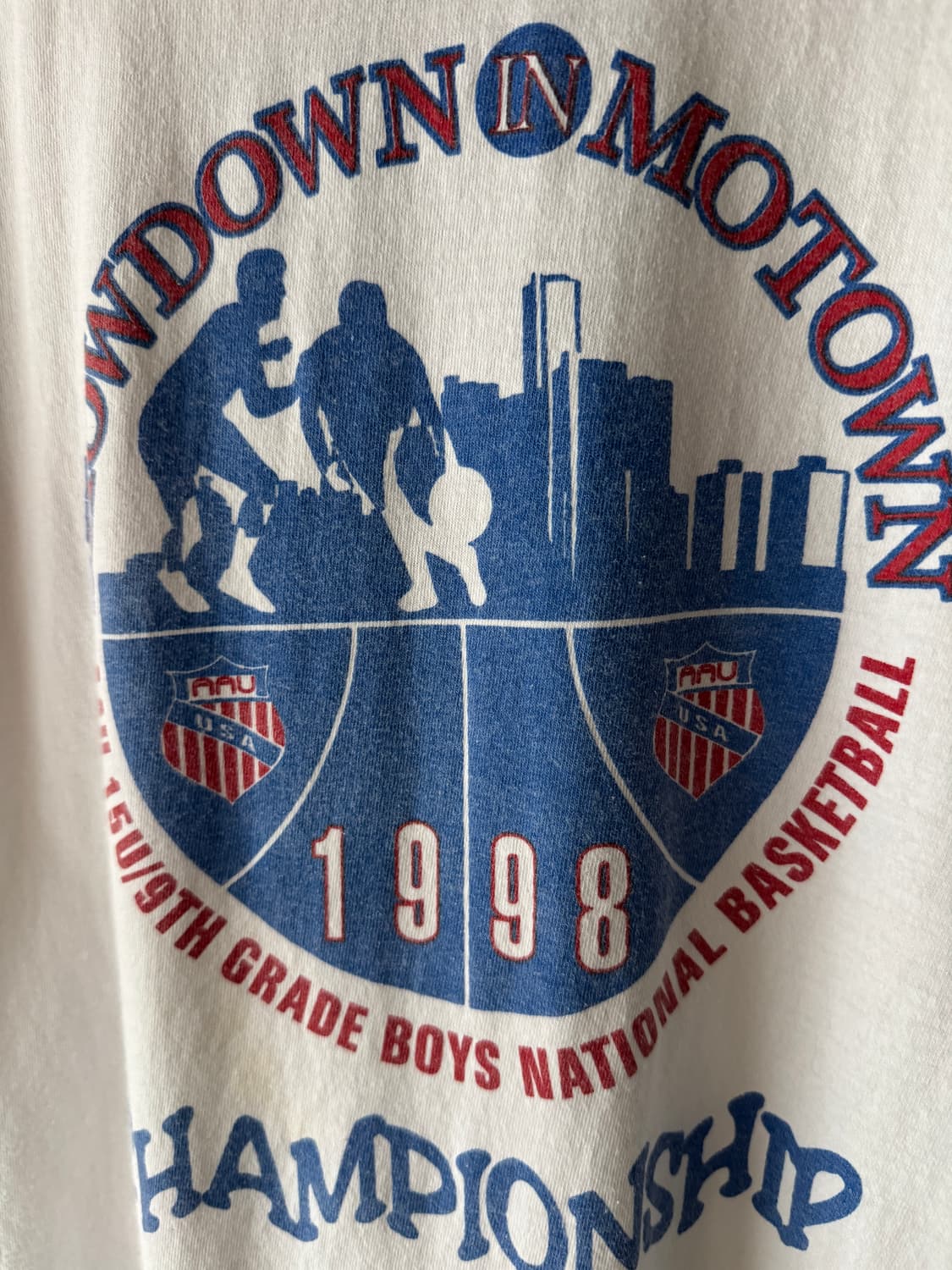 [XL]90's Made in USA 베스킷볼 링거 티셔츠 상품이미지4