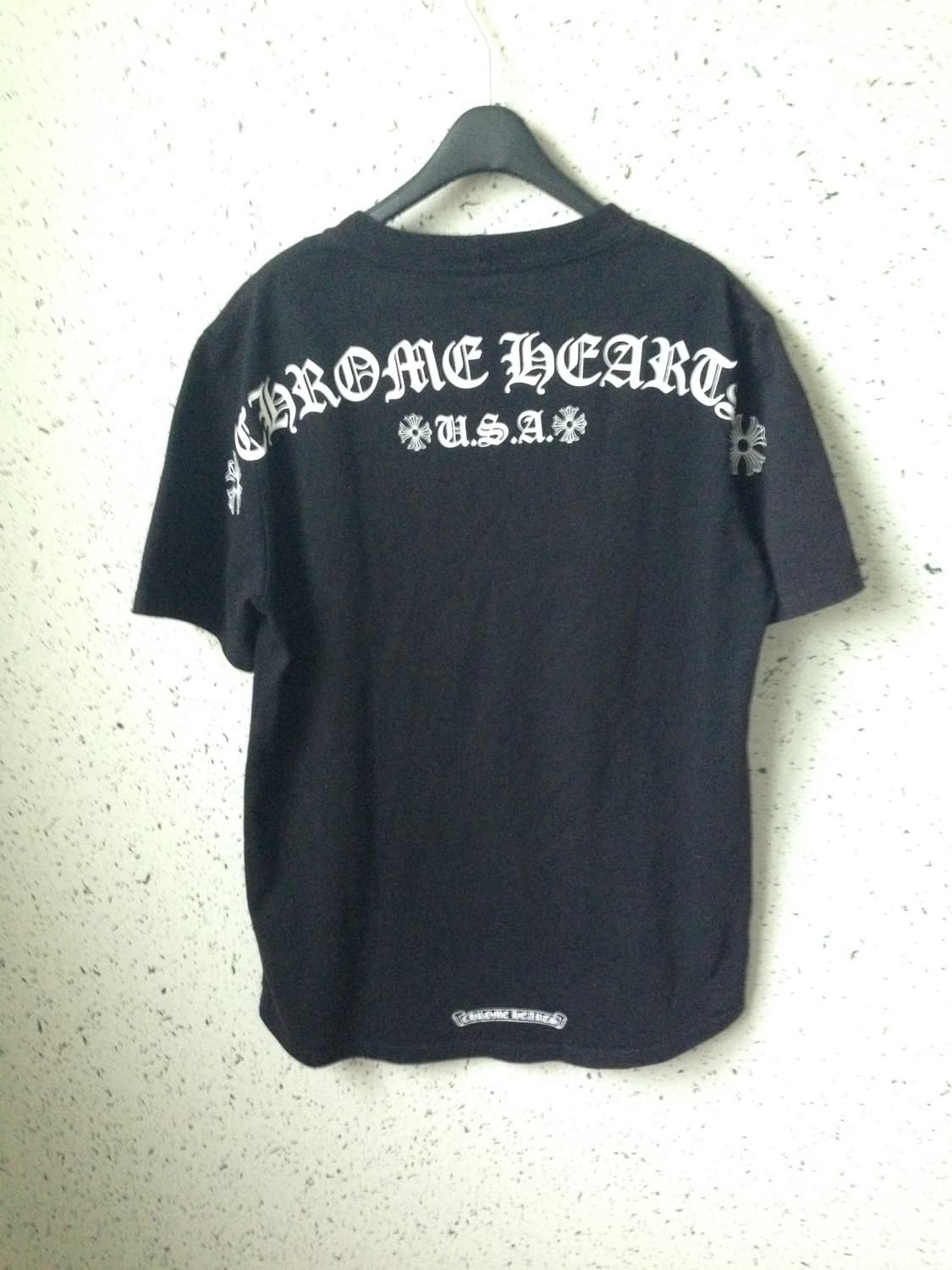 크롬하츠 chromehearts USA 홀스슈 아치로고 반팔티 상품이미지2