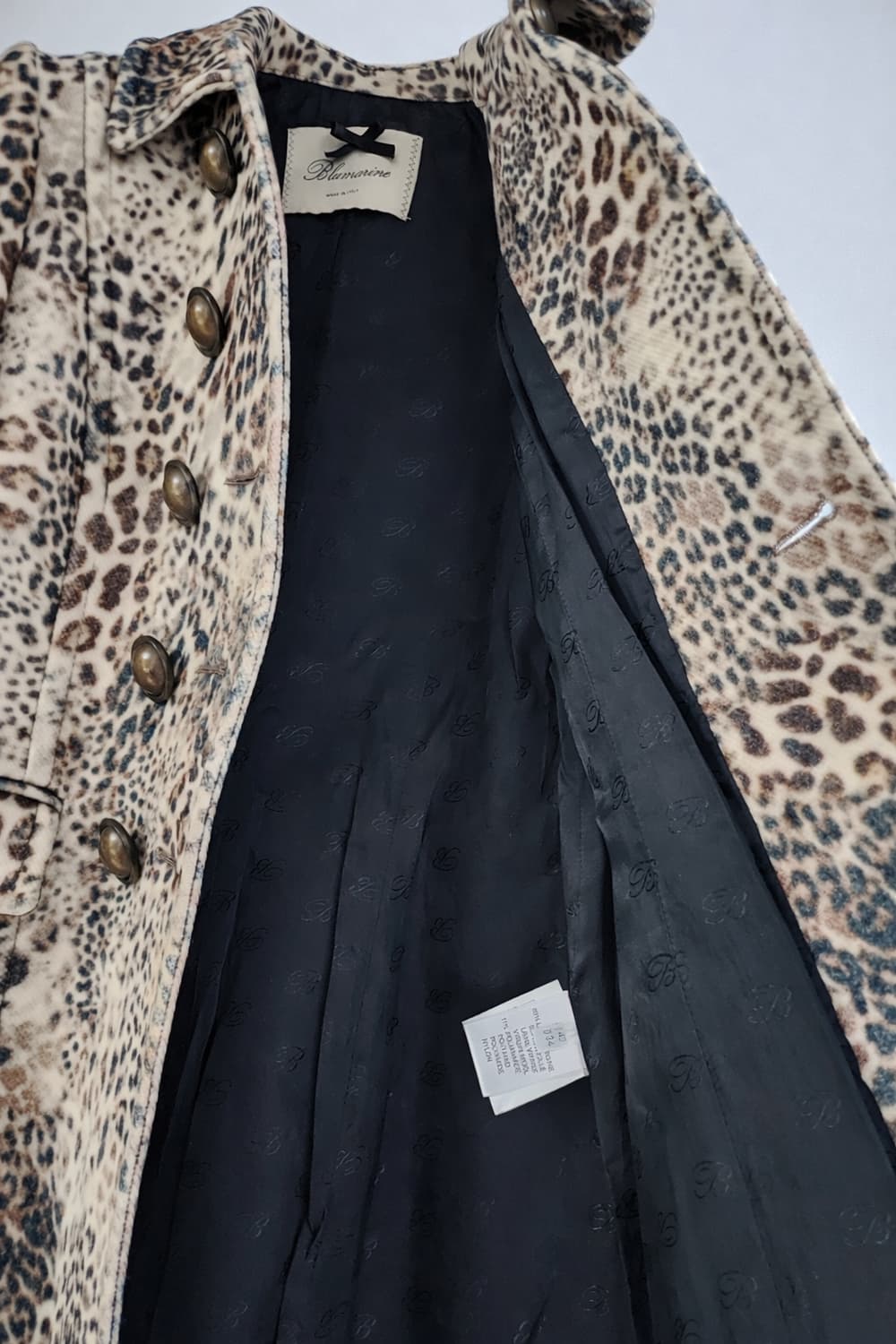 블루마린 코트 여성울코트 상품이미지4