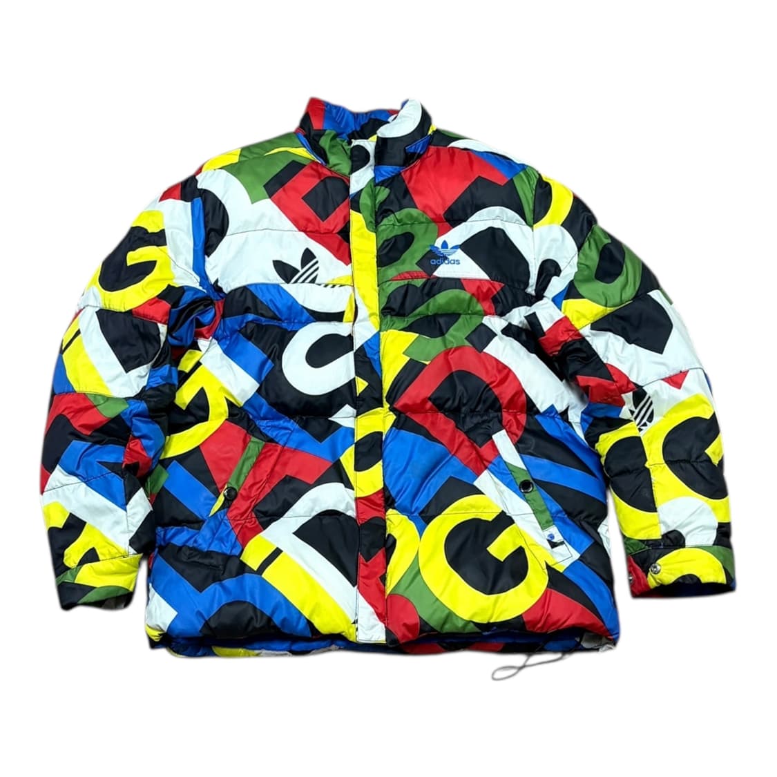 아디다스 불꽃 멀티컬러 레트로 패딩 상품이미지1