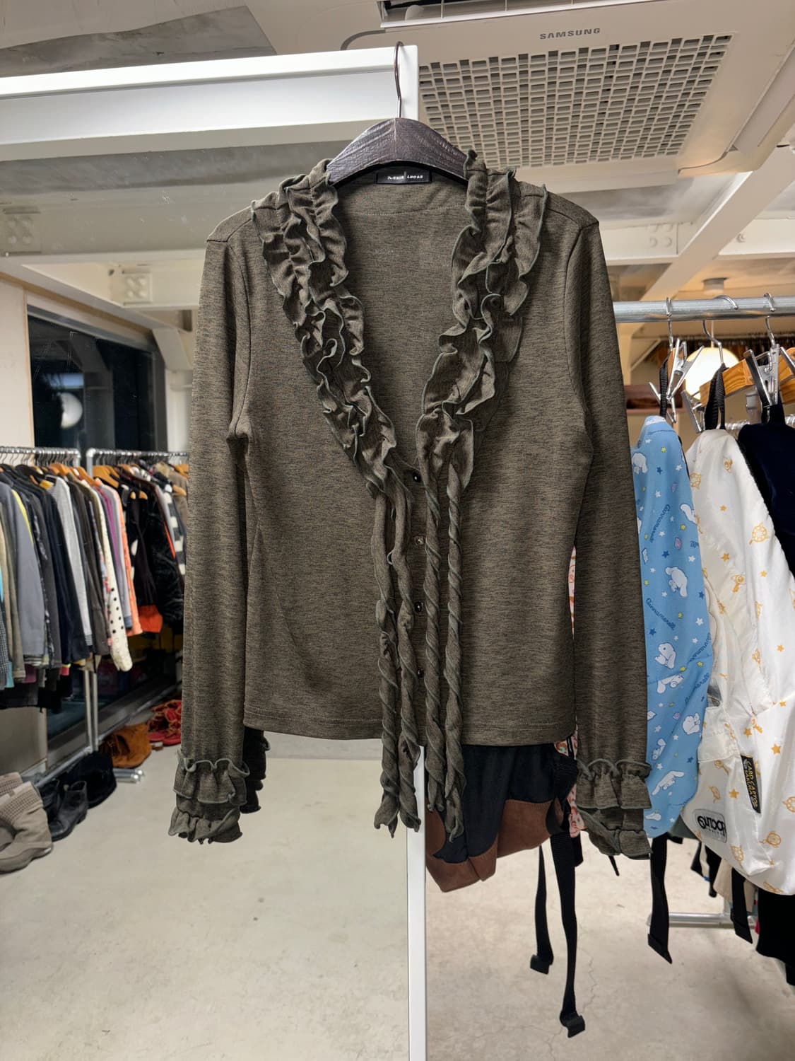 Mb lucas 프릴 가디건 상품이미지2