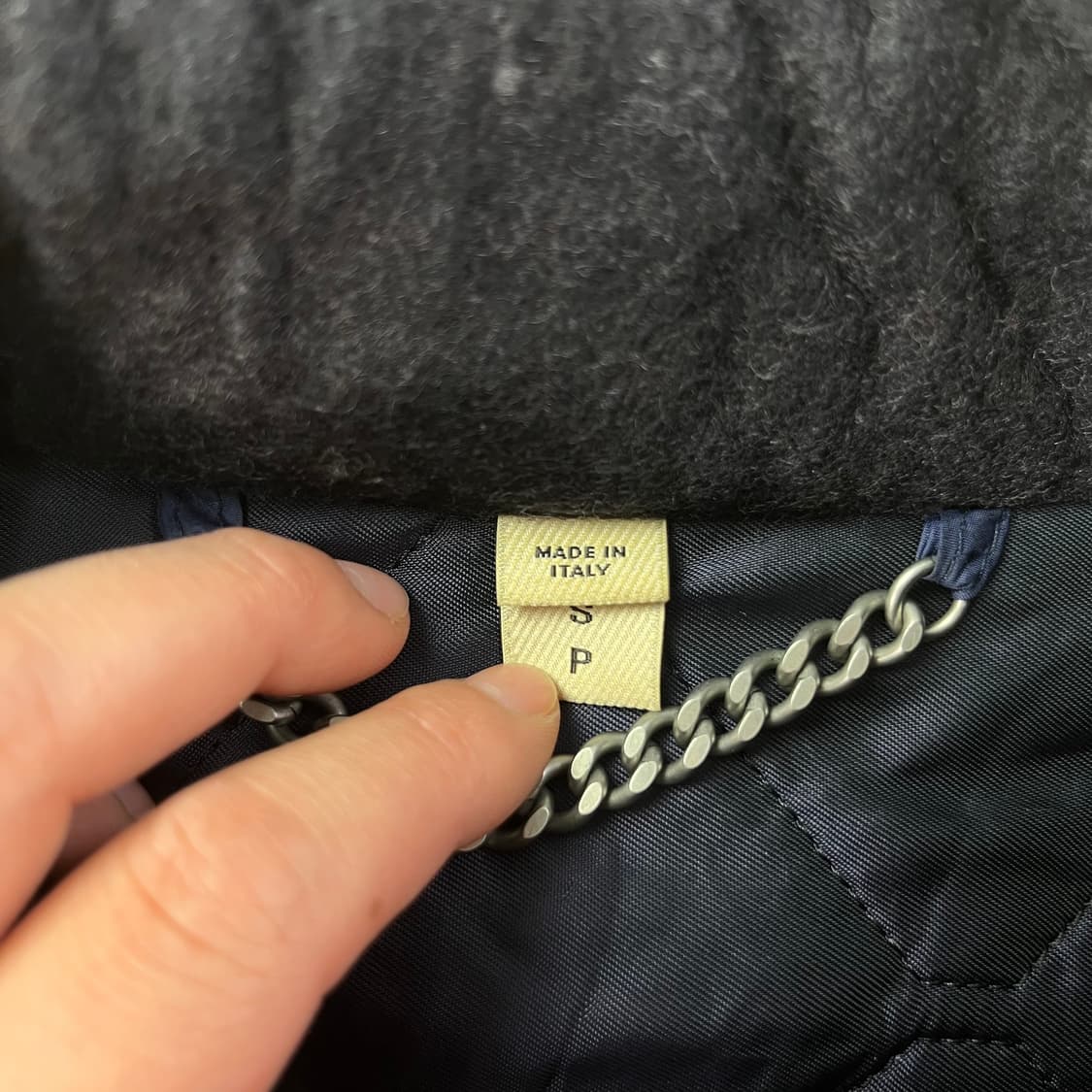 95 버버리 퀄팅 네이비 블루종 자켓 상품이미지3