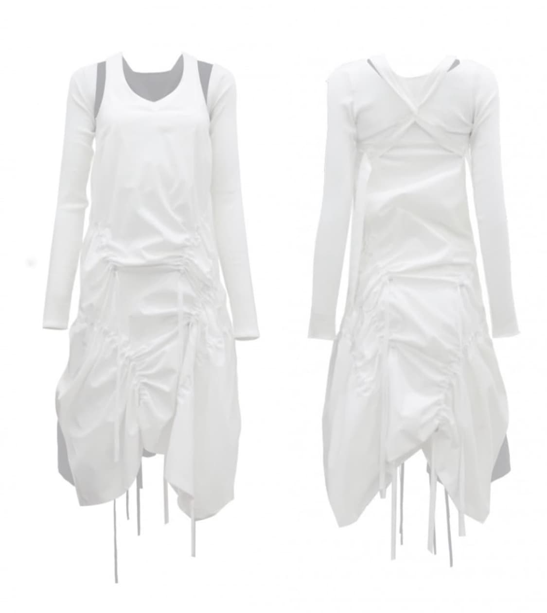 Nache 2-piece pulled dress 상품이미지3