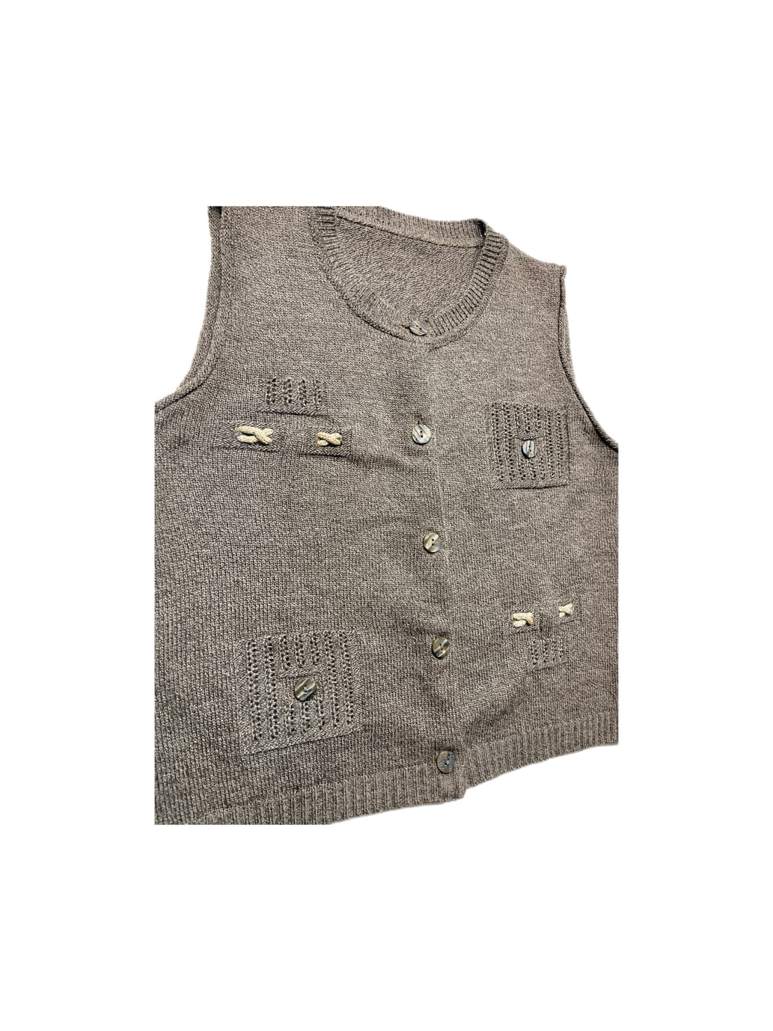 에스닉 니트 베스트 상품이미지2