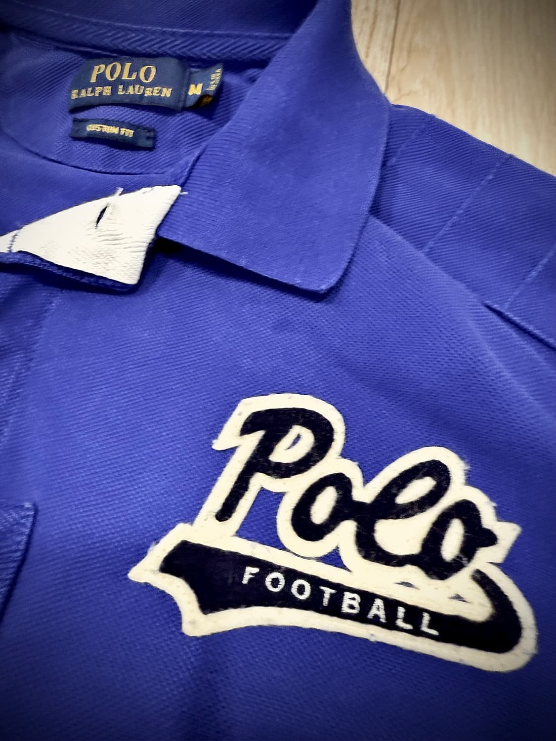 폴로 랄프로렌 커스텀핏 럭비 폴로 반팔 티셔츠 (불독 패치) 상품이미지3