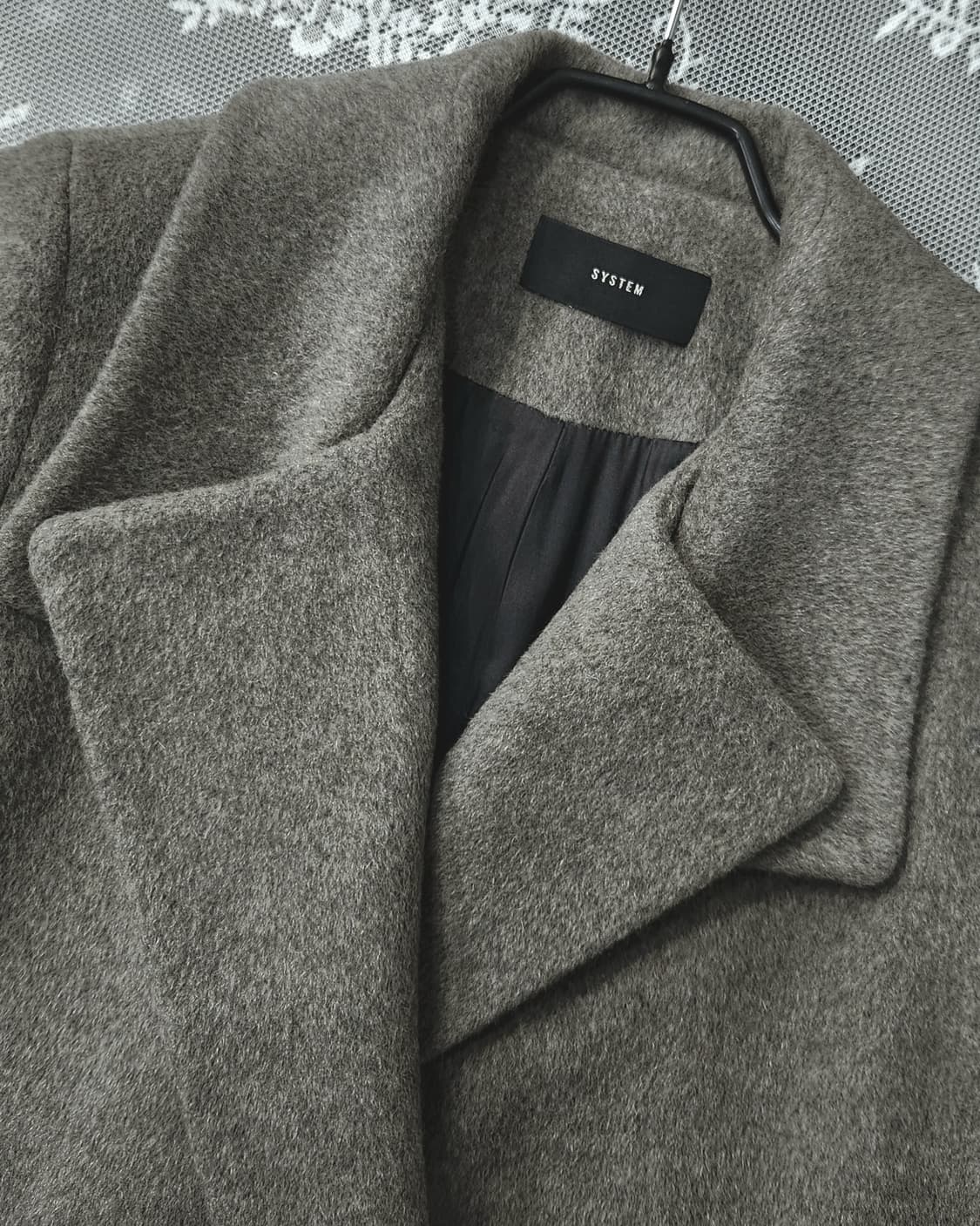 한섬 시스템 양모 더블코트XS 상품이미지4