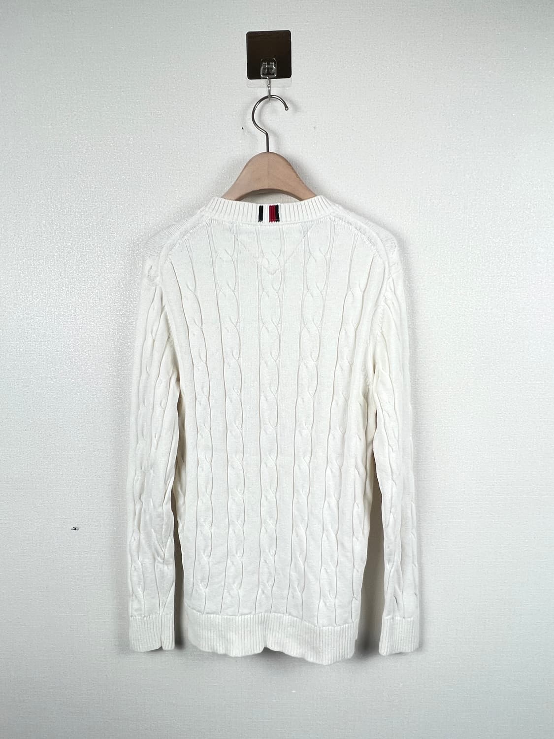 타미힐피거 여성 PIMA코튼 케이블 니트 스웨터 S 상품이미지2