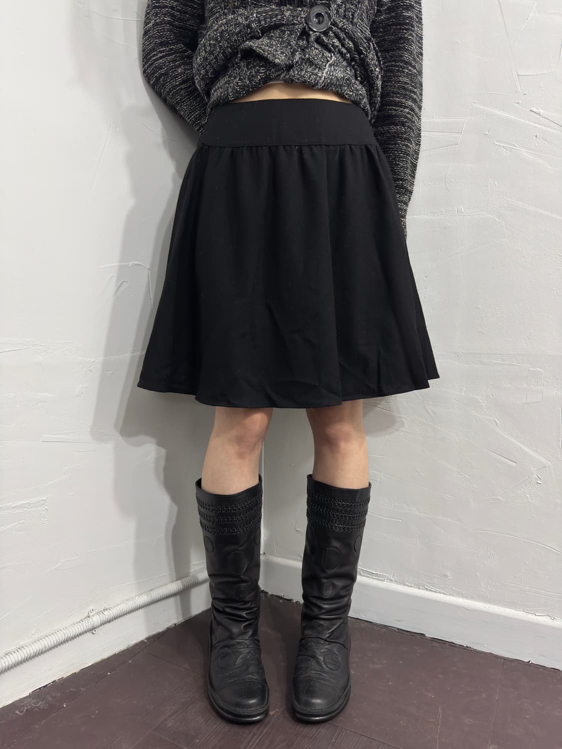 chereaux flare wool skirt 상품이미지5