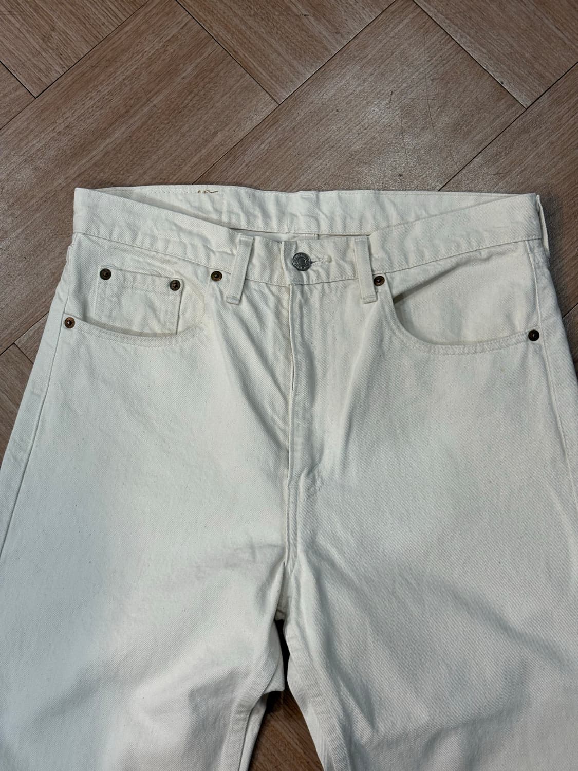 [33] 리바이스 509 화이트 스트레이트 진 일본 상품이미지5