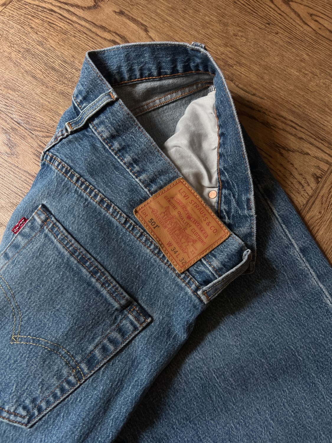 [34]리바이스 프리미엄 501 빅E 스트레이트 데님 팬츠 상품이미지4