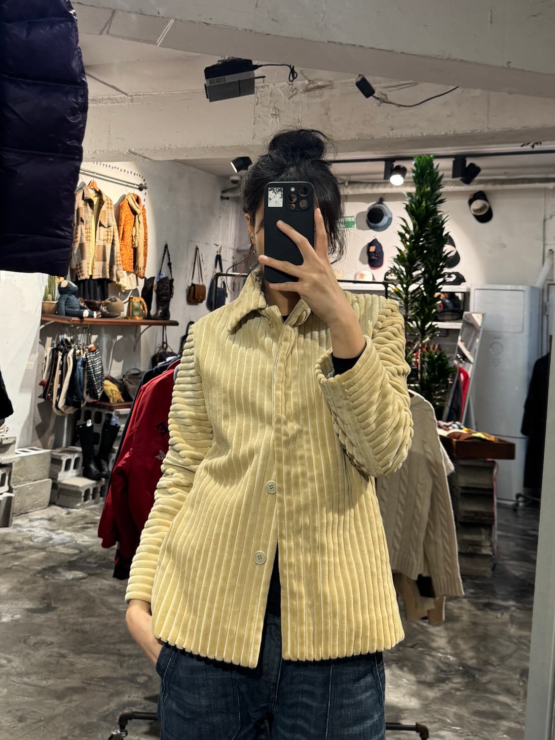 COMME ÇA beige jacket 상품이미지1