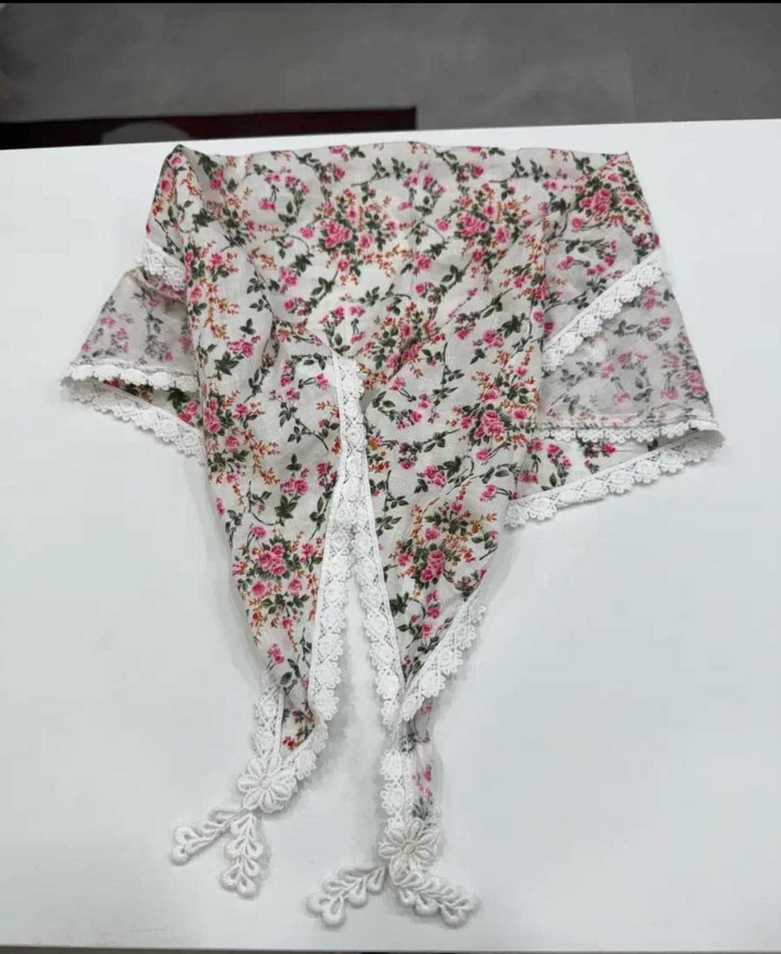 플라워 레이스 렉 스카프 상품이미지1